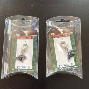 Diva-Dog Team Collar Charms - NC Panthers